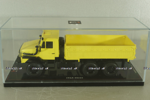 Урал-55223 с/х самосвал с трехсторонней разгрузкой, желтый, TruckTyr 1:43