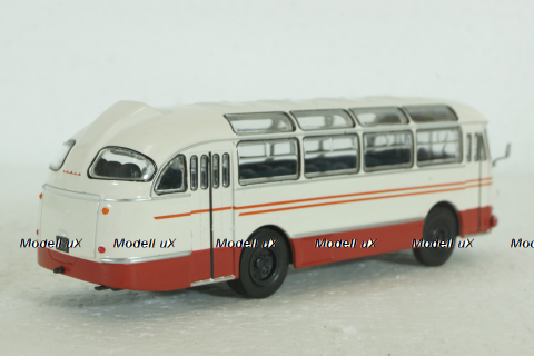Лаз-695Е, бело/красный,  Kultovni Autobusy Minule Ery 1:72