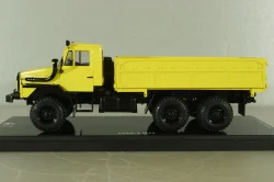 Урал-55223 с/х самосвал с трехсторонней разгрузкой, желтый, TruckTyr 1:43