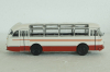 Лаз-695Е, бело/красный,  Kultovni Autobusy Minule Ery 1:72