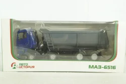 Маз-6516 самосвал, сине/серый, Аист 1:43