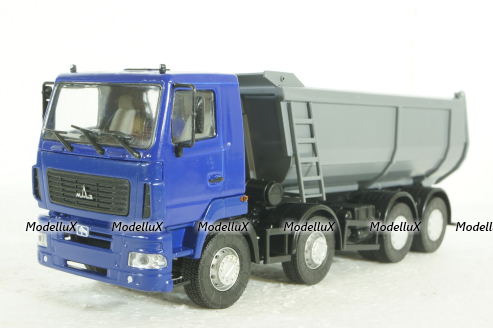 Маз-6516 самосвал, сине/серый, Аист 1:43