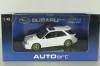 Subaru Impreza WRX Wagon STI 2001, white, 58633, AutoArt 1:43
