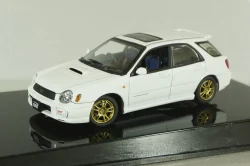 Subaru Impreza WRX Wagon STI 2001, white, 58633, AutoArt 1:43