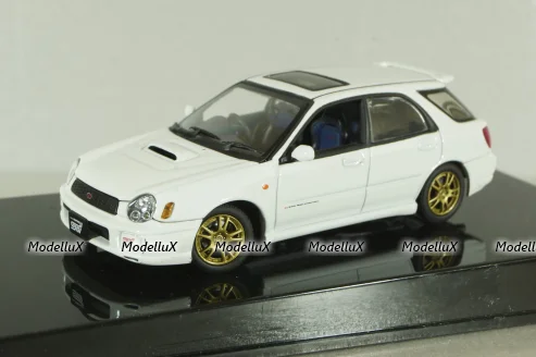 Subaru Impreza WRX Wagon STI 2001, white, 58633, AutoArt 1:43