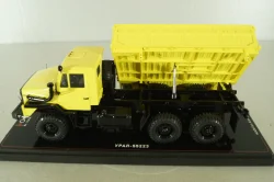 Урал-55223 с/х самосвал с трехсторонней разгрузкой, желтый, TruckTyr 1:43