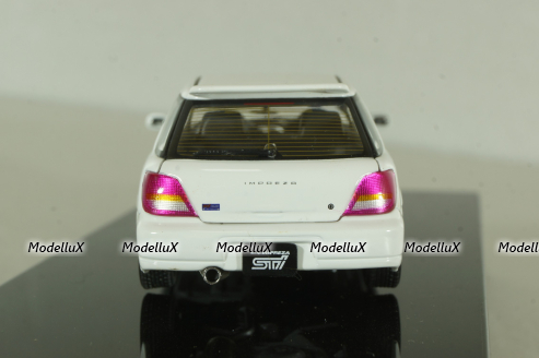 Subaru Impreza WRX Wagon STI 2001, white, 58633, AutoArt 1:43