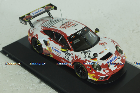 Porsche 911 GT3 R No.22, 24h Spa Bergmeister/Makowiecki/Olsen 2020, LEGT43041, IXO 1:43