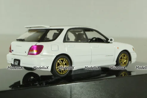 Subaru Impreza WRX Wagon STI 2001, white, 58633, AutoArt 1:43