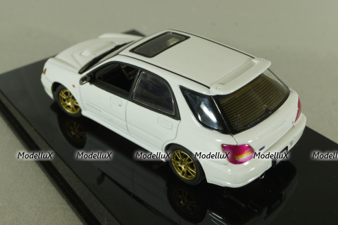 Subaru Impreza WRX Wagon STI 2001, white, 58633, AutoArt 1:43