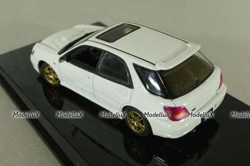Subaru Impreza WRX Wagon STI 2001, white, 58633, AutoArt 1:43