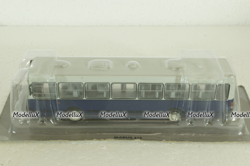 Ikarus-415, blue/white,  Kultovni Autobusy Minule Ery 1:72