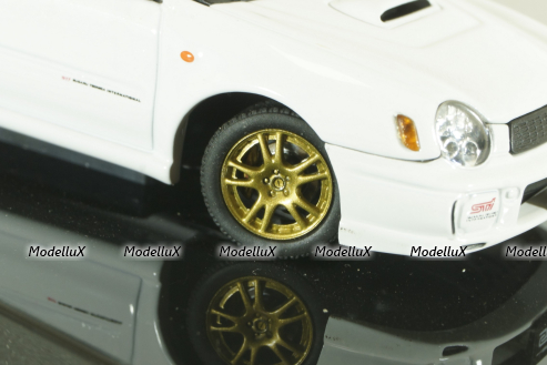 Subaru Impreza WRX Wagon STI 2001, white, 58633, AutoArt 1:43