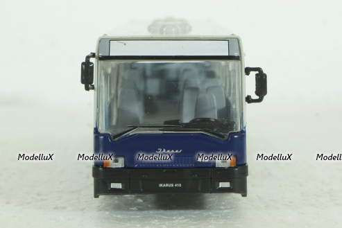 Ikarus-415, blue/white,  Kultovni Autobusy Minule Ery 1:72
