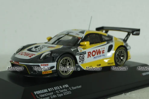 Porsche 911 GT3 R Winner 24h Spa Bamber/Tandy/Vanthoor 2020 Rowe Racing, LEGT43032, IXO 1:43