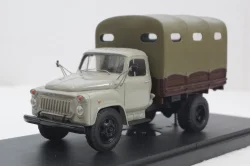 Газ-52 тент серо/коричневый, Херсон Моделс 1:43