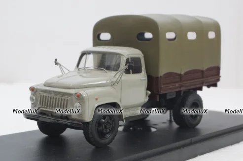 Газ-52 тент серо/коричневый, Херсон Моделс 1:43
