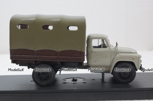 Газ-52 тент серо/коричневый, Херсон Моделс 1:43