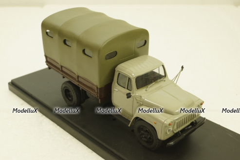 Газ-52 тент серо/коричневый, Херсон Моделс 1:43