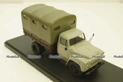 Газ-52 тент серо/коричневый, Херсон Моделс 1:43