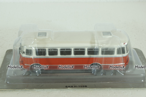 San H-100b, white,  Kultovni Autobusy Minule Ery 1:72