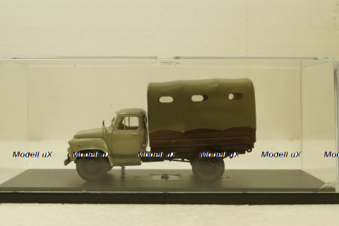 Газ-52 тент серо/коричневый, Херсон Моделс 1:43