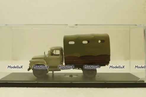 Газ-52 тент серо/коричневый, Херсон Моделс 1:43