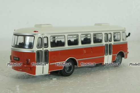 San H-100b, white,  Kultovni Autobusy Minule Ery 1:72