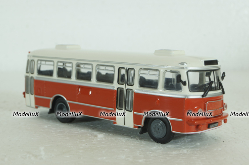 San H-100b, white,  Kultovni Autobusy Minule Ery 1:72