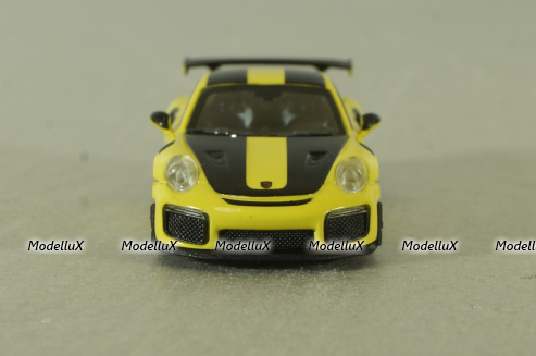 Porsche 911 GT2 RS 2018 yellow, 870068128 , Minichamps 1:87