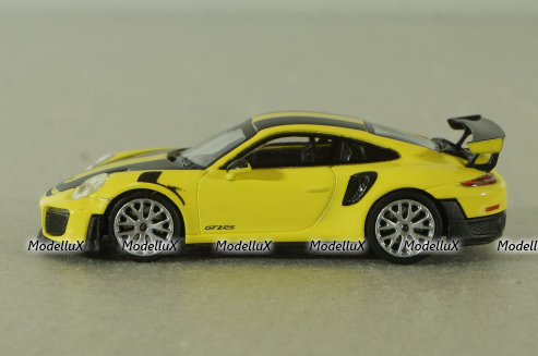 Porsche 911 GT2 RS 2018 yellow, 870068128 , Minichamps 1:87
