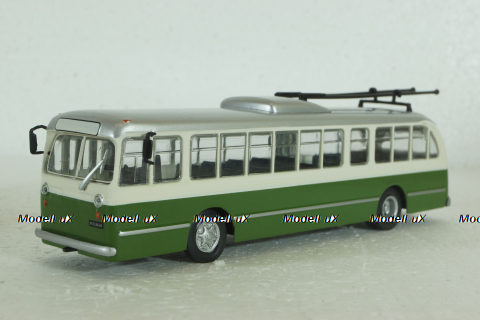 Pullman Serie 800, троллейбус, green\white, KULTOVNI AUTOBUSY MINULE ERY 1:72 (Выпуск 69)