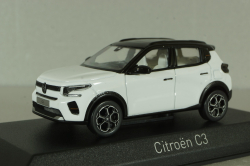 Citroën C3 2024 Polar White & Black roof, 155311, Norev 1:43