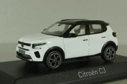 Citroën C3 2024 Polar White & Black roof, 155311, Norev 1:43