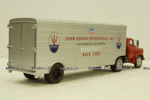 Gmc Truck Car Transporter "John Edgar Enterprises" Maserati 1956, 450918200, Schuco 1:43