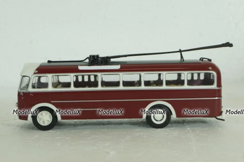 Ikarus 60T, троллейбус  red,  Kultovni Autobusy Minule Ery 1:72