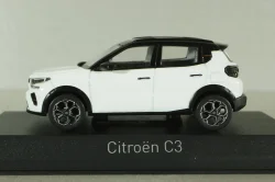 Citroën C3 2024 Polar White & Black roof, 155311, Norev 1:43