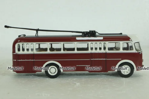 Ikarus 60T, троллейбус  red,  Kultovni Autobusy Minule Ery 1:72