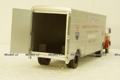 Gmc Truck Car Transporter "John Edgar Enterprises" Maserati 1956, 450918200, Schuco 1:43