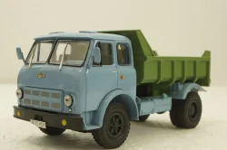 Маз-503А, самосвал, голубой/зеленый, (НАП) Конверсии 1:43