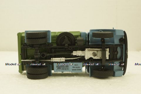 Маз-503А, самосвал, голубой/зеленый, (НАП) Конверсии 1:43