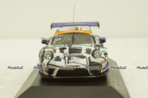 Porsche 911 GT3 R #69 ADAC GT Masters 2019 Iron Force, LEGT43016, IXO 1:43