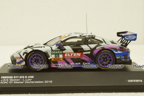 Porsche 911 GT3 R #69 ADAC GT Masters 2019 Iron Force, LEGT43016, IXO 1:43