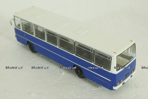 Ikarus-260, синий/белый,  Kultovni Autobusy Minule Ery 1:72