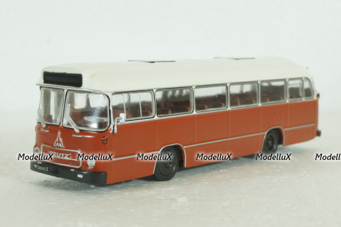 Magirus-Deutz Saturn II, red/white,  Kultovni Autobusy Minule Ery 1:72