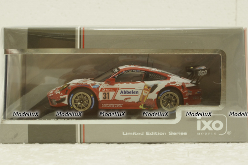 Porsche 911 GT3 R #31 24h Nürburgring 2019 Frikadelli Racing Team, LEGT43021, IXO 1:43