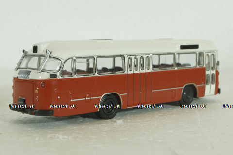 Magirus-Deutz Saturn II, red/white,  Kultovni Autobusy Minule Ery 1:72