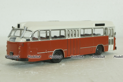 Magirus-Deutz Saturn II, red/white,  Kultovni Autobusy Minule Ery 1:72