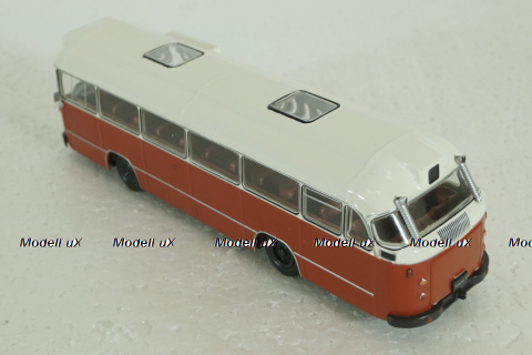 Magirus-Deutz Saturn II, red/white,  Kultovni Autobusy Minule Ery 1:72