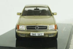 Mercedes 560 SEC Coupe (C126) 1981 golden, CLC537, IXO 1:43  